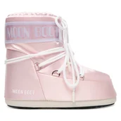 Śniegowce damskie - Śniegowce Moon Boot MB Icon Low Pearly 80D1409660 Różowy - miniaturka - grafika 1