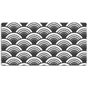 Podkładki na biurko - Duża podkładka na biurko Ombre Przegrzebek 120x60cm, Dywanomat - miniaturka - grafika 1