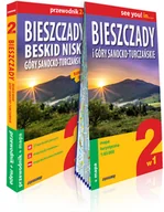 Przewodniki - ExpressMap Bieszczady, Beskid Niski, Góry Sanocko-Turczańskie praca zbiorowa - miniaturka - grafika 1