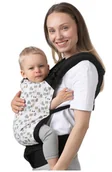 Nosidełka dla dzieci - Nosidełko dla Dziecka Nosidło Ergonomiczne na Plecy Miejskie 100% Bawełna - miniaturka - grafika 1