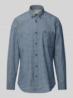 Koszule męskie - Koszula casualowa o kroju regular fit z kołnierzykiem typu button down - miniaturka - grafika 1
