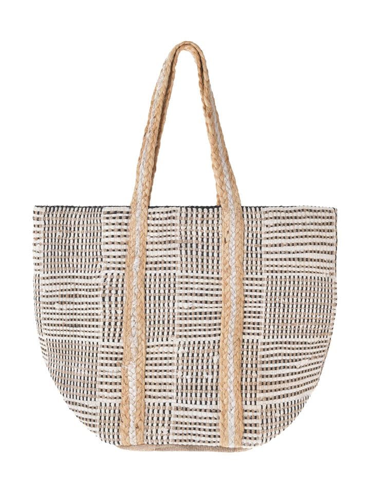 BLE Shopper bag w kolorze kremowym - 40 x 31 cm
