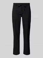 Spodnie męskie - Chinosy o kroju regular tapered fit z tunelem model ‘LERO’ - miniaturka - grafika 1