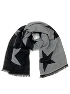 Apaszki i szaliki damskie - MILANO AMOUR Szal w kolorze czarno-szarym - 176 x 68 cm - miniaturka - grafika 1