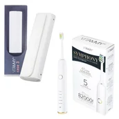 Szczoteczki elektryczne - VITAMMY Symphony / white + etui VITAMMY case 3 white Zestaw prezentowy - szczoteczka soniczna i etui - miniaturka - grafika 1