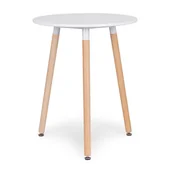 Ławy i stoliki kawowe - Stolik nowoczesny drewniany do salonu kuchni 60cm - miniaturka - grafika 1