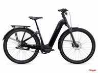 Rowery elektryczne - Rower elektryczny Giant AnyTour E+ 1 Black Diamond 2024 - miniaturka - grafika 1