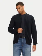 Swetry męskie - Pierre Cardin Kardigan C5 51069/000/5070 Granatowy Regular Fit - miniaturka - grafika 1