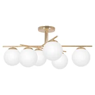 Lampy sufitowe - Efektowna lampa sufitowa w złotym kolorze K-5424 z serii REA  - miniaturka - grafika 1