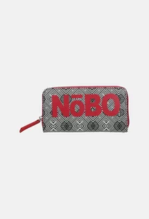 Portfele - Multikolorowy wzorzysty portfel Nobo - grafika 1