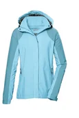 Kurtki damskie - killtec Damska kurtka funkcyjna/kurtka outdoorowa z odpinanym kapturem KOS 53 WMN JCKT, lodowy błękit, 36, 42806-000 - miniaturka - grafika 1