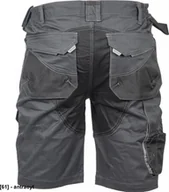 Odzież robocza - CERVA DAYBORO szorty - męskie spodnie robocze, odblaskowe elementy, 100 % TRIFIBETEX - antracyt 52 - miniaturka - grafika 1