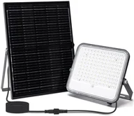 Lampy ogrodowe - Aigostar - LED RGB Ściemnialny naświetlacz solarny LED/20W/3,4V IP66 + pilot - miniaturka - grafika 1