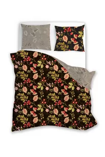 Pościel bawełniana FLOVERY 220x200+2x70x80 cm - Pościel - miniaturka - grafika 1