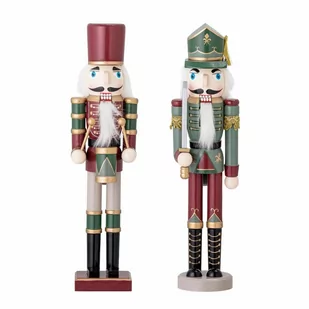 Bloomingville Figurki dekoracyjne Darren 38 cm zielone 2 szt. 82051517 - Figurki dekoracyjne - miniaturka - grafika 1