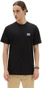 Koszulki męskie - t-shirt VANS LEFT CHEST LOGO II TEE Black - miniaturka - grafika 1