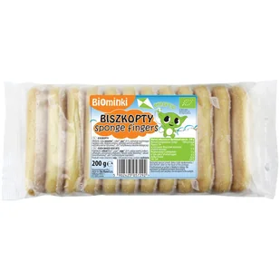 Biominki Biszkopty 200 g Bio - żywność - Przekąski dla dzieci - miniaturka - grafika 1
