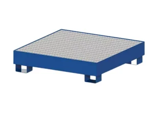 Wanna Wychwytowa / Ociekowa Pmb 200 4 Beczki 151 L. - 400 L. Stal Lakierowana Pomarańczowy 122 Cm × 122 Cm × 28 Cm - Pojemniki przemysłowe Wanna Wychwytowa / Ociekowa Pmb 200 4 Beczki 151 L. - 400 L. Stal Lakierowana Pomarańczowy 122 Cm × 122 Cm × 28 Cm - Pojemniki przemysłowe - miniaturka - grafika 1