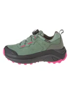 Buty trekkingowe damskie - CMP Buty turystyczne "Juukat Low" w kolorze zielono-różowym - miniaturka - grafika 1