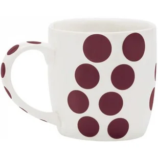 Zak! DESIGNS - Porcelanowy kubek, kasztanowy, Dot - Kubki - miniaturka - grafika 1