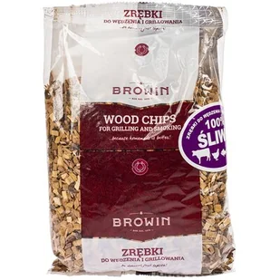 BIOWIN Zrębki do wędzenia i grillowania 100% Śliwa 450g) - Akcesoria do grilla - miniaturka - grafika 1