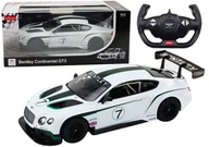 Zabawy w naśladowanie dorosłych - Auto Sportowe RC 1:14 Bentley Continental GT3 Biały - miniaturka - grafika 1