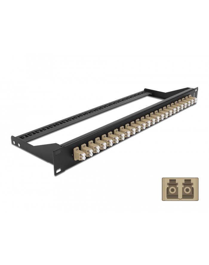 Delock 19″ Lwl Panel Krosowy 24 Porty Lc Duplex Beżowy