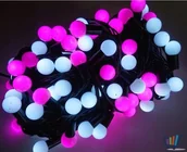 Oświetlenie świąteczne - Lampki choinkowe Tech-Led LAMPKI CHOINKOWE KULKI 200 LED-16M BIAŁO-RÓŻOWE - miniaturka - grafika 1