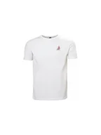 Koszulki męskie - Koszulka HELLY HANSEN SHORELINE T-SHIRT 3. biały 2XL - miniaturka - grafika 1