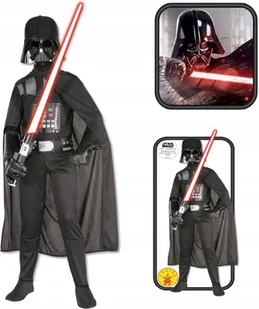 Przebranie Kostium Strój Na Halloween Darth Vader Dla Dzieci 110 - 116Cm - Stroje karnawałowe - miniaturka - grafika 1
