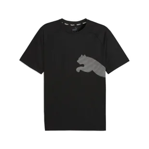 Męska koszulka Train All Day Big Cat PUMA Black - Koszulki sportowe męskie - miniaturka - grafika 1