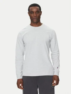 Champion Longsleeve 221164 Szary Loose Fit - Bluzy męskie - miniaturka - grafika 1