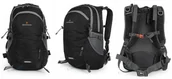 Plecaki - BERGSON FLORO WENTYLOWANY PLECAK GÓRSKI POJEMNOŚĆ 28L CZARNY - miniaturka - grafika 1