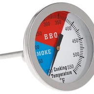 Stacje pogodowe - Termometr do grilla – termometr do żywności – do wędzarni opalanych drewnem i węglem drzewnym – 100–550°F - miniaturka - grafika 1