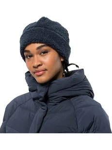 Jack Wolfskin Czapka "High Curl" w kolorze granatowym - Czapki damskie - miniaturka - grafika 1