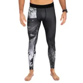 Kimona, stroje i obuwie - Venum Leginsy Kompresyjne Spats Gorilla Jungle Black/White - miniaturka - grafika 1