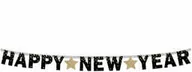 Sylwester - Baner Happy New Year - 180 cm - 1 szt. - miniaturka - grafika 1