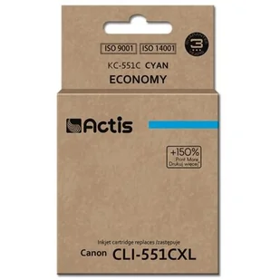 Actis KC-551C zamiennik Canon CLI-551C - Tusze zamienniki - miniaturka - grafika 1