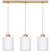 Lampy sufitowe - Spotlight 111860374 - Żyrandol na lince ZEFIR 3xE27/60W/230V dąb - miniaturka - grafika 1