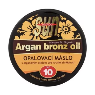 Vivaco Sun Argan Bronz Oil Tanning Butter SPF10 preparat do opalania ciała 200 ml unisex - Balsamy i kremy do opalania - miniaturka - grafika 1