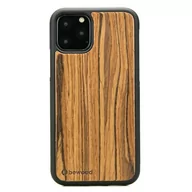 Etui i futerały do telefonów - Etui drewniane Bewood iPhone 11 Pro oliwka - miniaturka - grafika 1