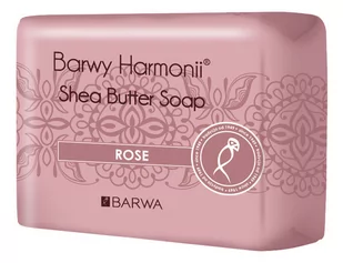 Barwa Shea Butter Soap - ROSE - Różane mydło w kostce BARBRMKO - Mydła - miniaturka - grafika 1