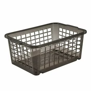 Keeeper Kosz Do Przechowywania, Wytrzymały Plastik (Pp), 2,8 L, 25 X 17 X 10 Cm, Czerwony, Przezroczysty, Krystalicznie Szary - Meble modułowe i akcesoria - miniaturka - grafika 1