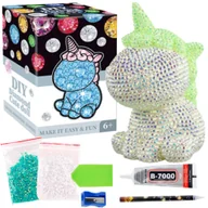 Zabawki interaktywne dla dzieci - ZESTAW ARTYSTYCZNY WYKLEJANKA MALOWANIE DIAMENTAMI - miniaturka - grafika 1