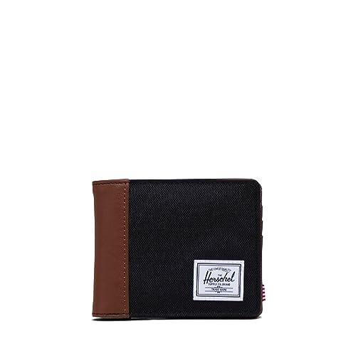 Herschel Supply Co Hank portfel, czarny/jasnobrązowy, jeden rozmiar, czarny/jasnobrązowy, jeden rozmiar, portfel Hank