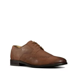 Flow Limit [dark tan leather] - rozmiar 46 - Półbuty męskie - miniaturka - grafika 1