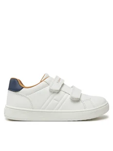 Tommy Hilfiger Sneakersy Low Cut Velcro Sneaker T1X9-33835-1355 S Biały - Buty dla chłopców - miniaturka - grafika 1
