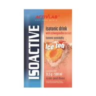 Napoje energetyczne i izotoniczne - ACTIVLAB - Iso Active Ice Tea brzoskwinia 20 saszetek x 31,5 g - miniaturka - grafika 1