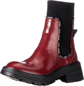 Botki damskie - Pepe Jeans Soda Chelsea Damskie Buty Bordowe Botki Za Kostkę 36 Awe - miniaturka - grafika 1