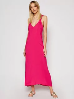 Sukienki - Silvian Heach Sukienka letnia Albaio PGP21579VE Różowy Regular Fit - grafika 1